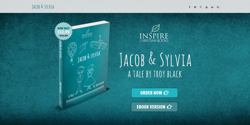 Jacob and Sylvia website design